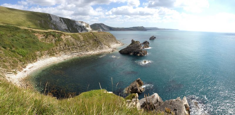 walking the Jurassic Coast to Mupe Bay ©The Pink House Lulworth holiday home accommodation sleeps 8